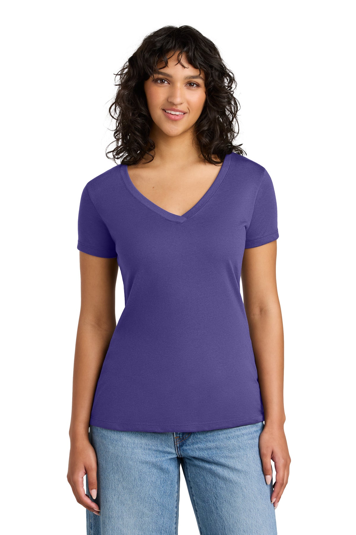 Next Level Apparel Women's Ideal V-Neck Tee NL1540 - Purple Rush