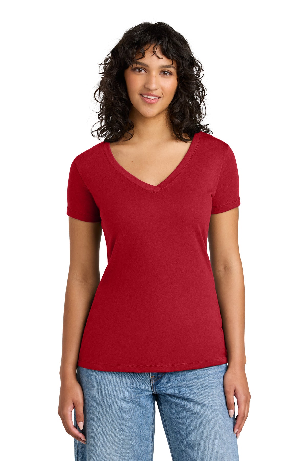 Next Level Apparel Women's Ideal V-Neck Tee NL1540 - Red