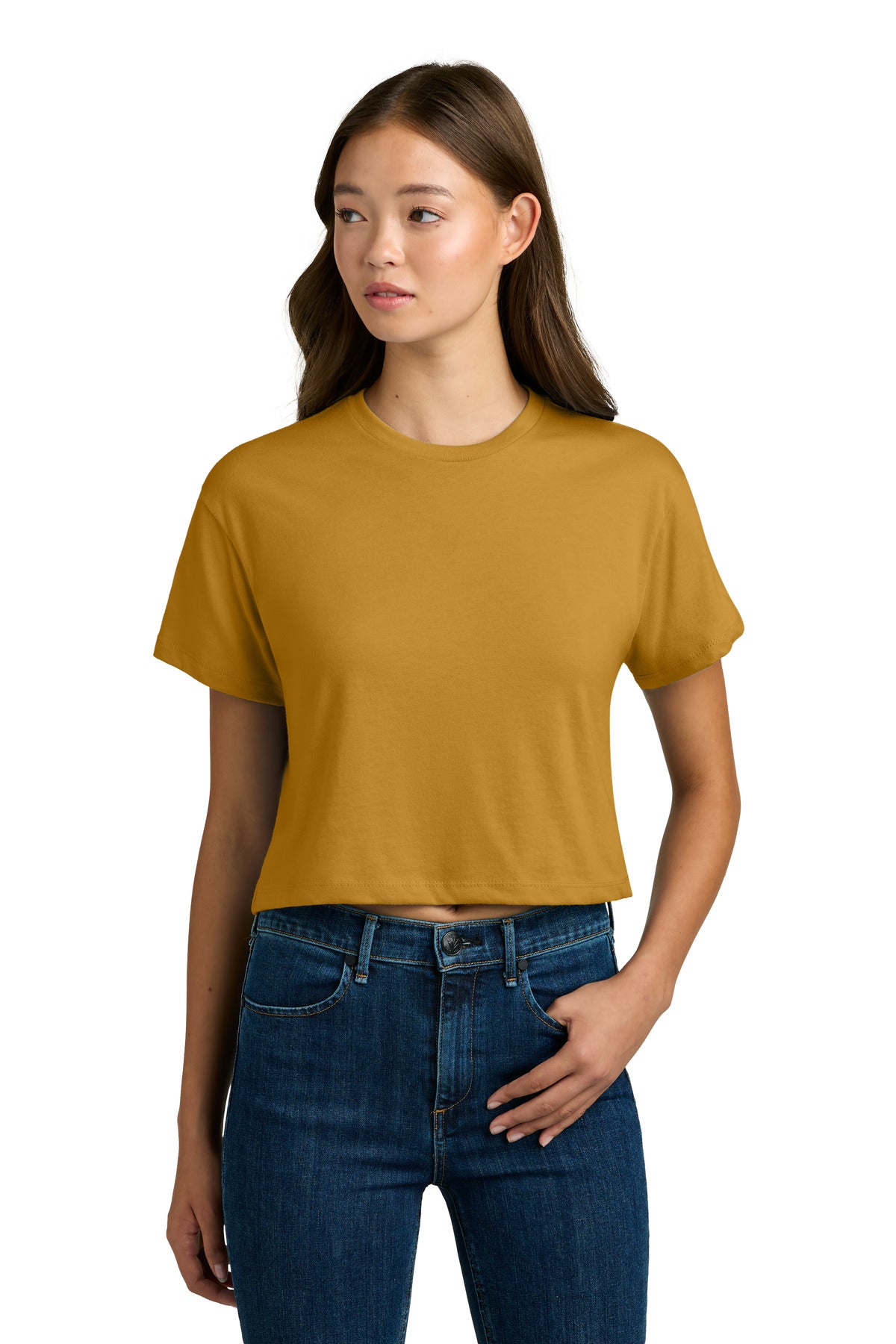Next Level Apparel Women's Ideal Crop Top NL1580 - Antique Gold