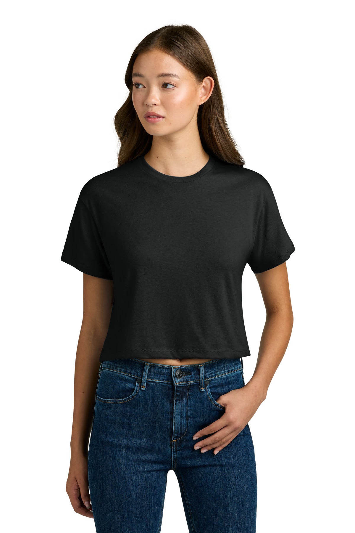 Next Level Apparel Women's Ideal Crop Top NL1580 - Black