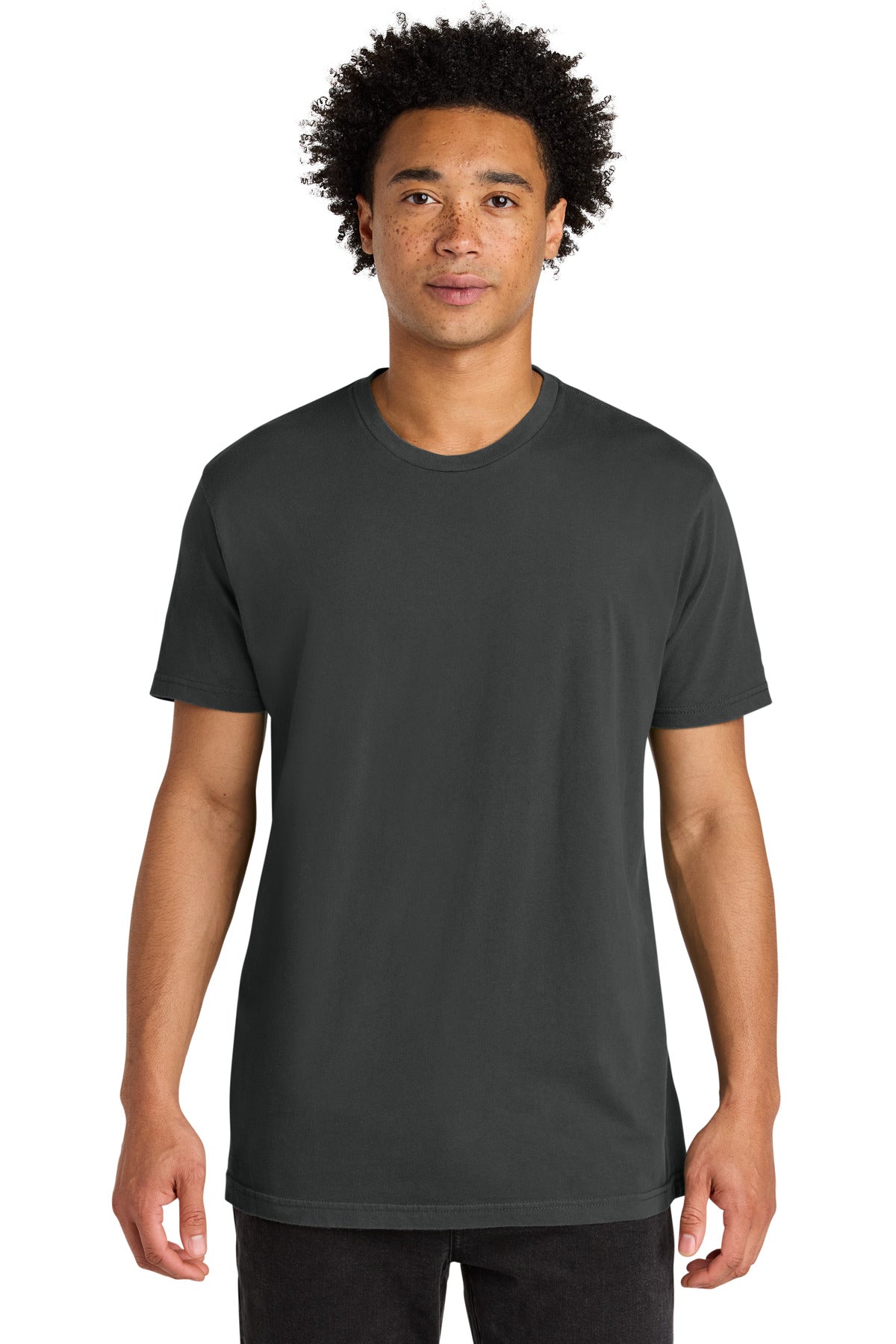 Next Level Apparel Soft Wash Cotton Tee NL3600SW - Washed Graphite Black
