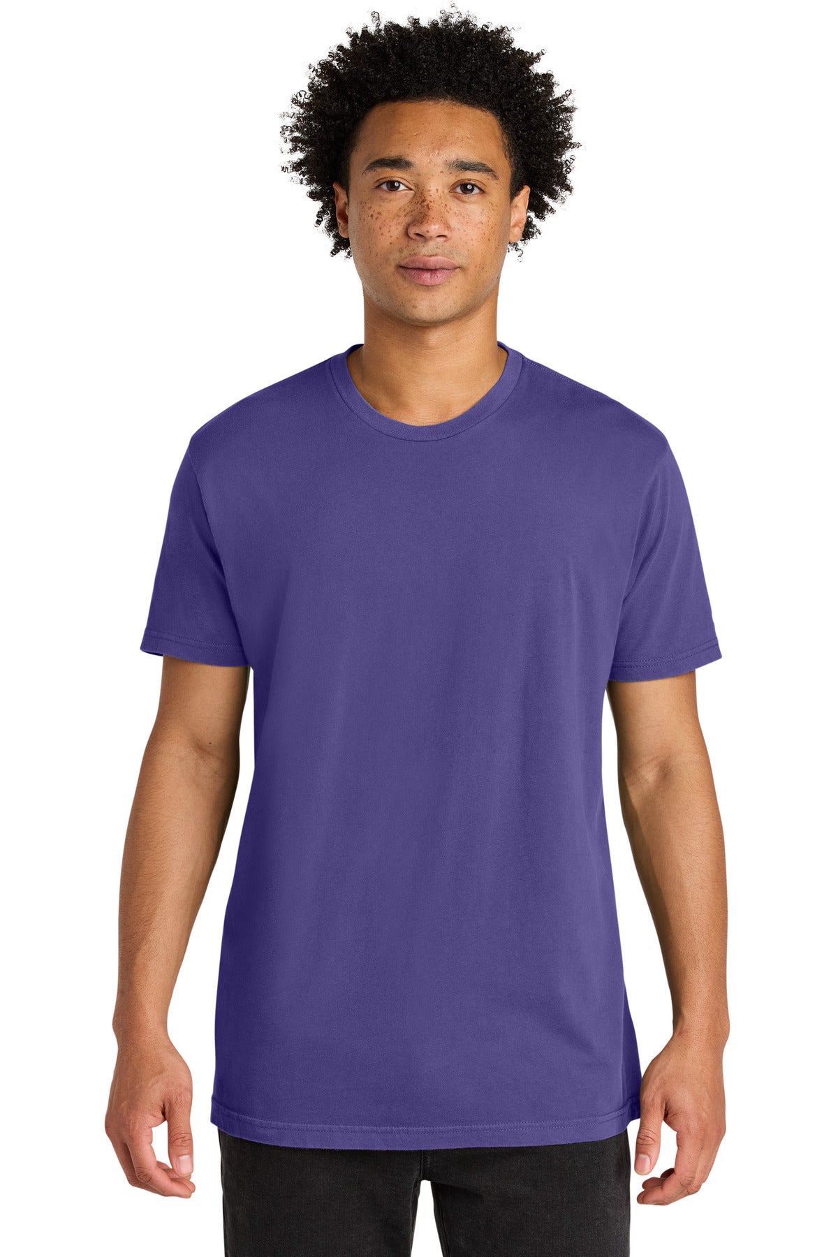 Next Level Apparel Soft Wash Cotton Tee NL3600SW - Washed Purple Rush