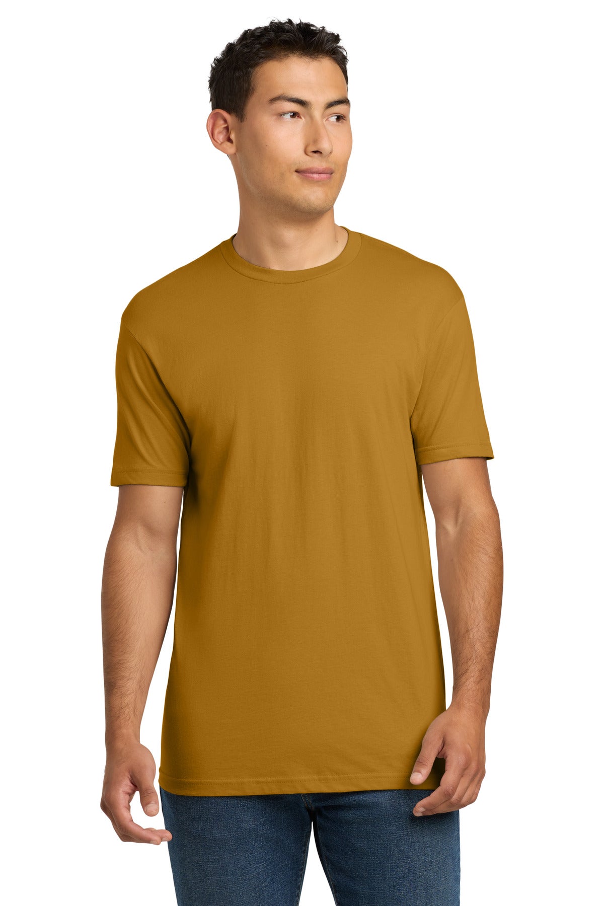 Next Level Apparel Adult Cotton Tee. NL3600 - Antique Gold