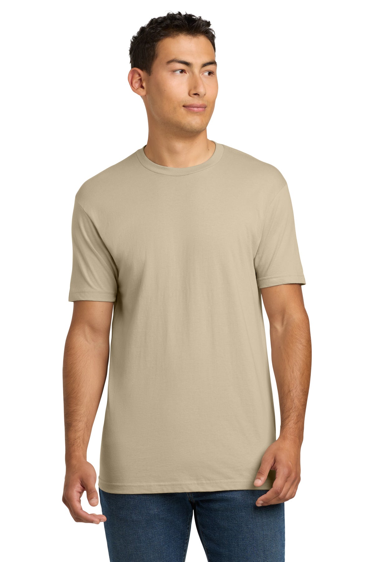 Next Level Apparel Adult Cotton Tee. NL3600 - Cream