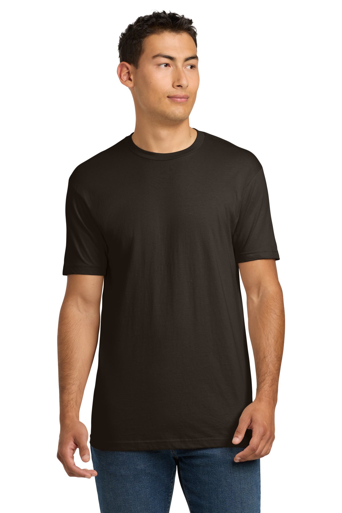 Next Level Apparel Adult Cotton Tee. NL3600 - Dark Chocolate