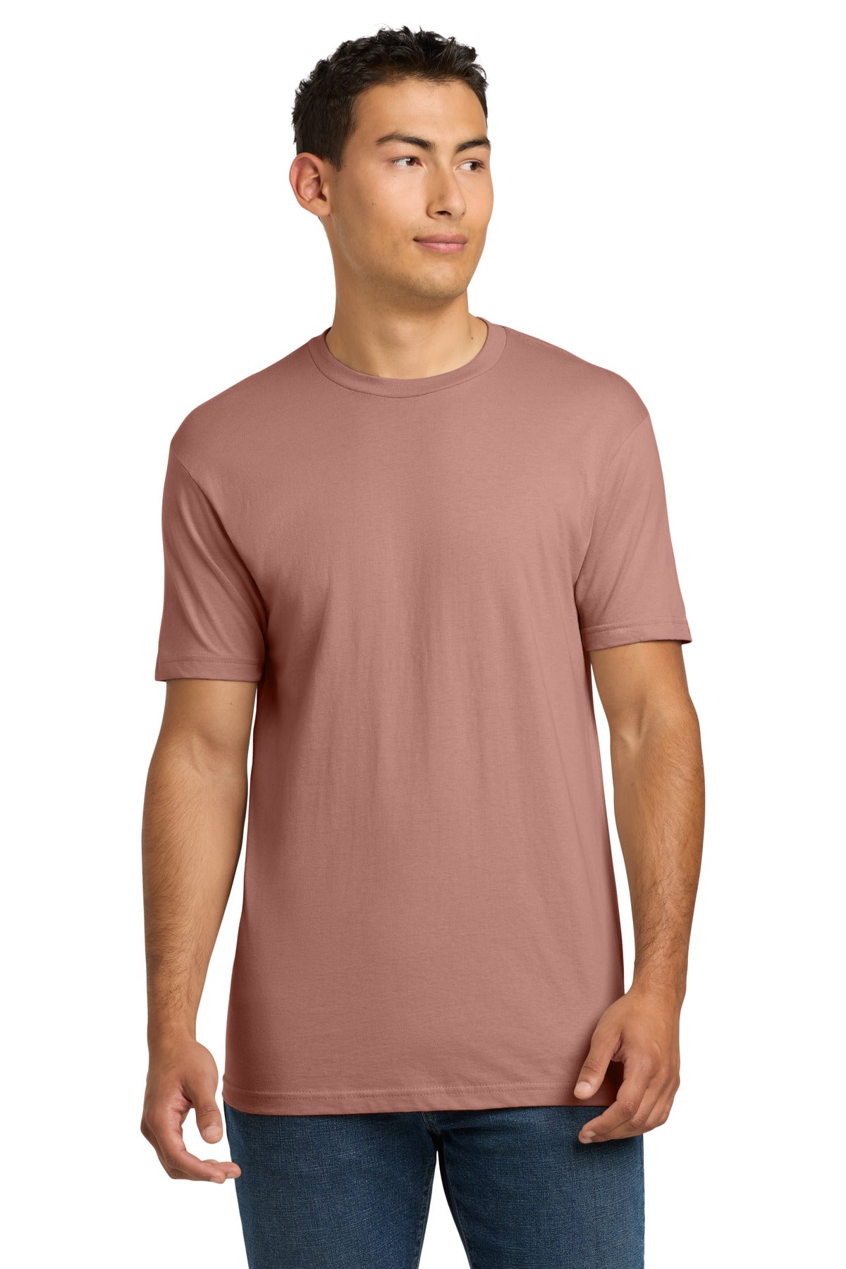 Next Level Apparel Adult Cotton Tee. NL3600 - Desert Pink