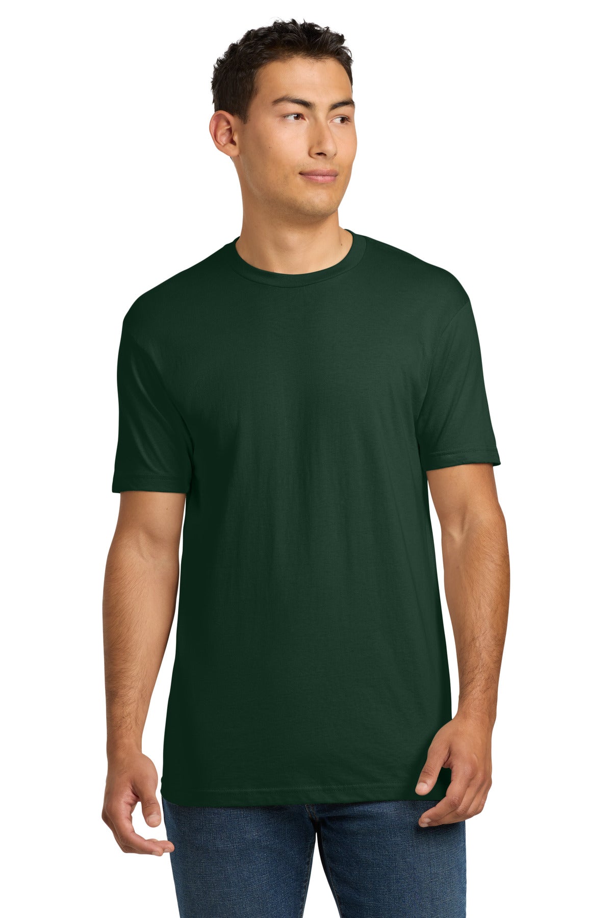 Next Level Apparel Adult Cotton Tee. NL3600 - Forest Green