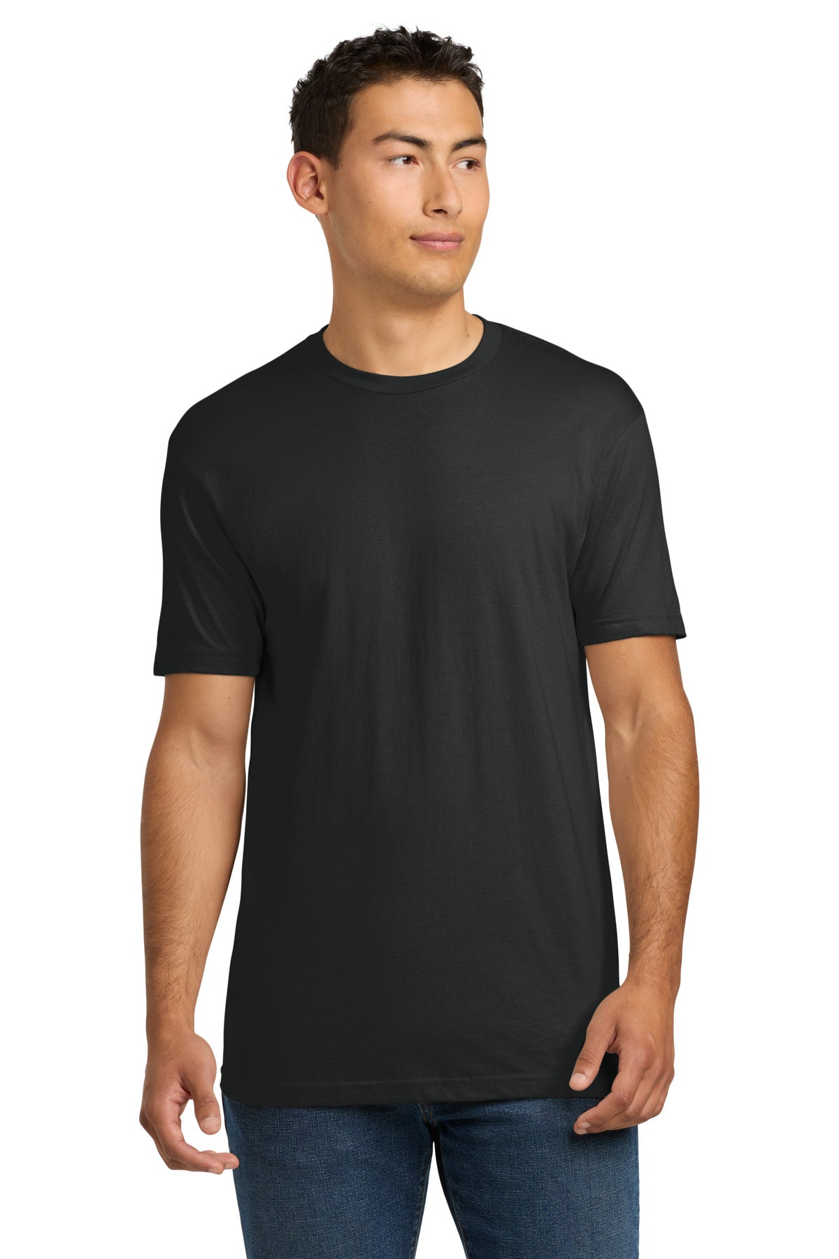 Next Level Apparel Adult Cotton Tee. NL3600 - Graphite Black