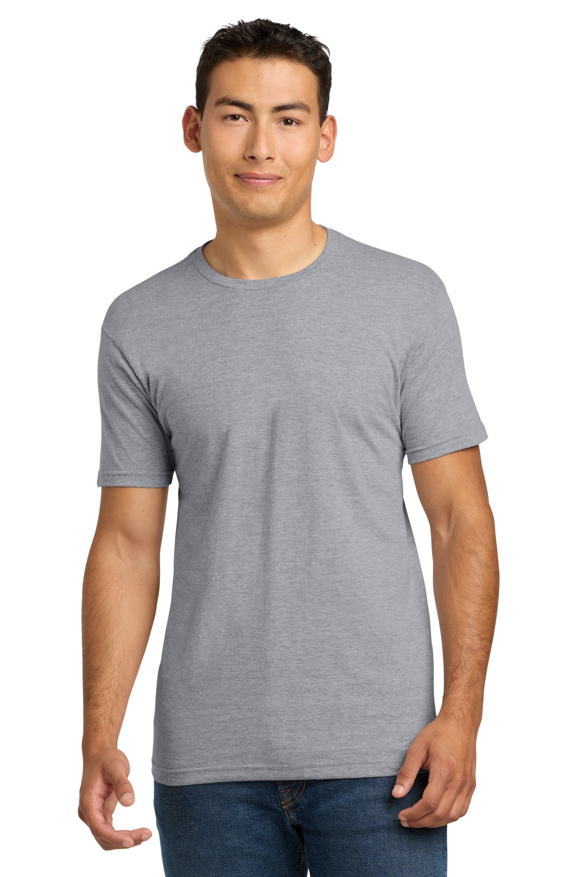 Next Level Apparel Adult Cotton Tee. NL3600 - Heather Gray