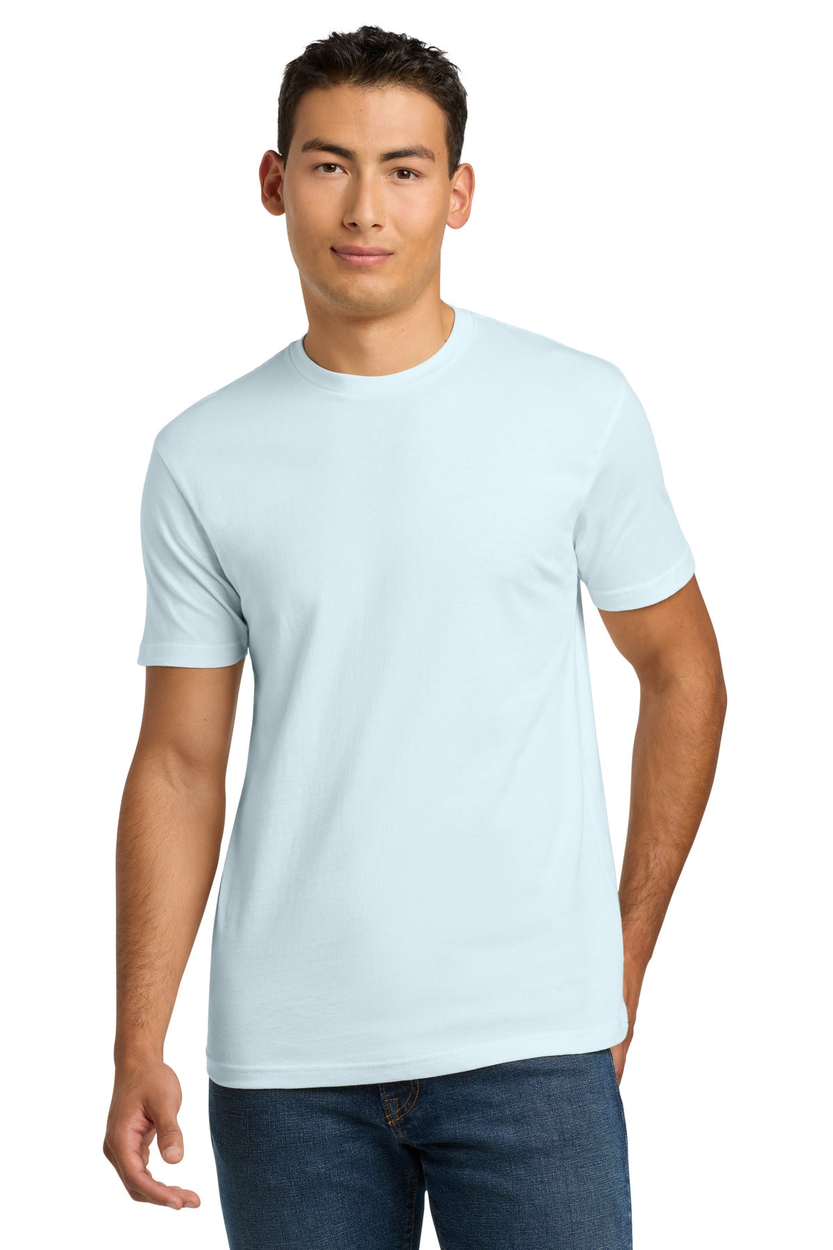 Next Level Apparel Adult Cotton Tee. NL3600 - Light Blue