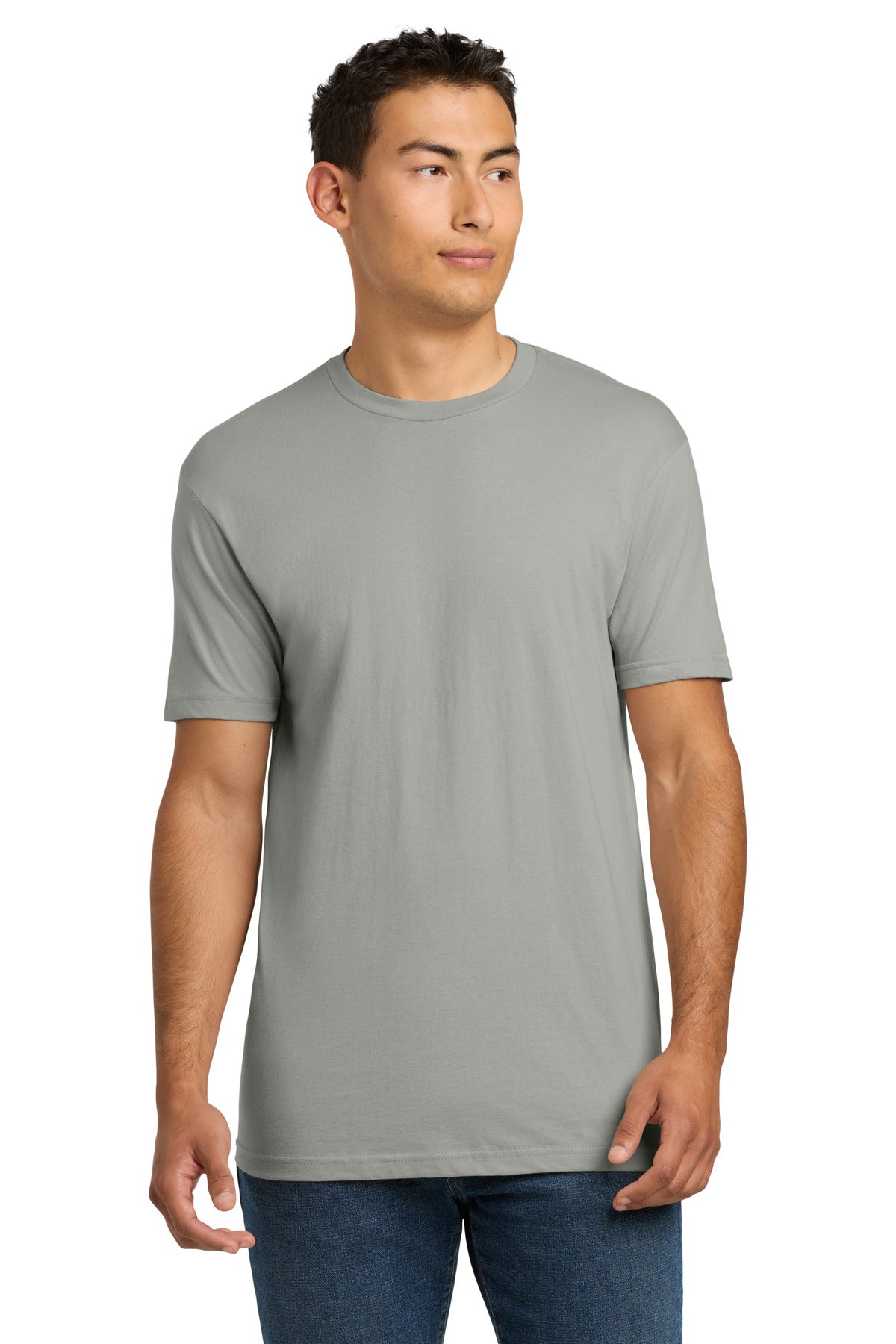 Next Level Apparel Adult Cotton Tee. NL3600 - Light Gray