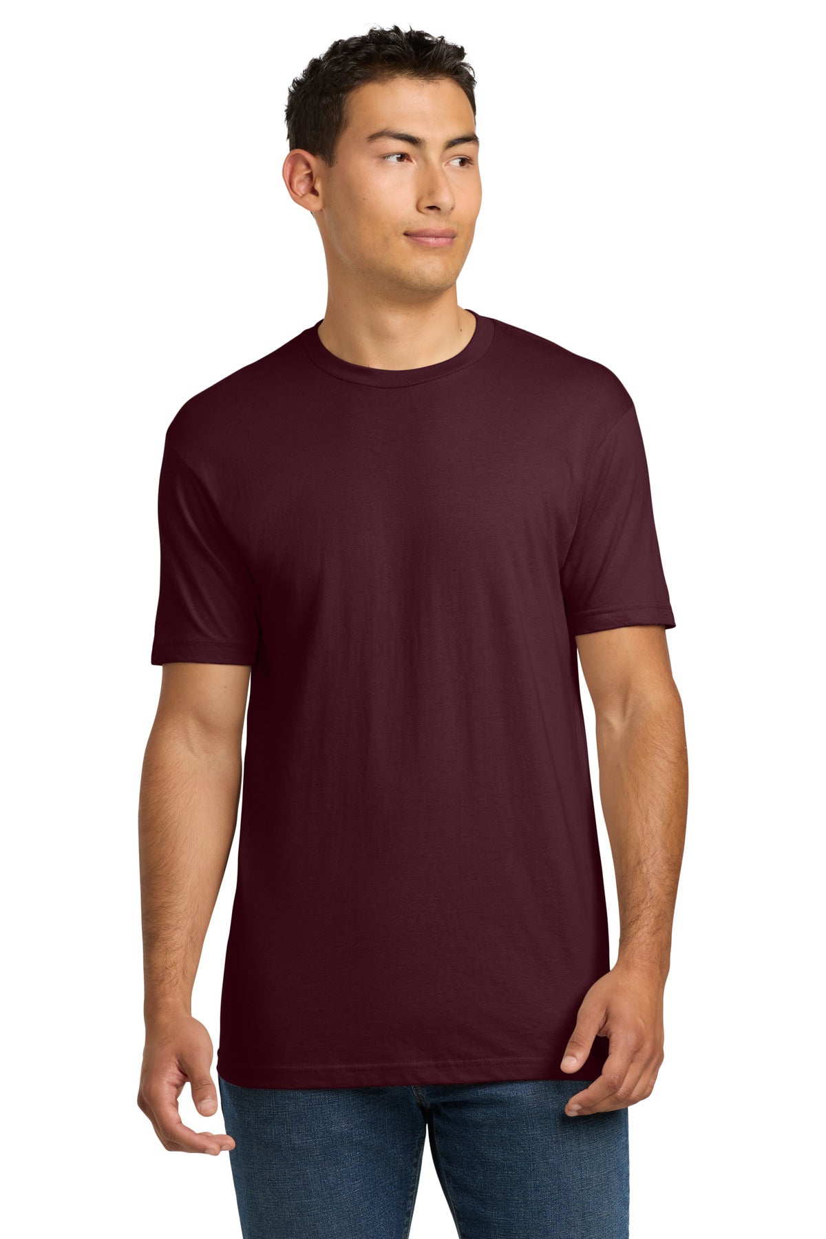 Next Level Apparel Adult Cotton Tee. NL3600 - Maroon