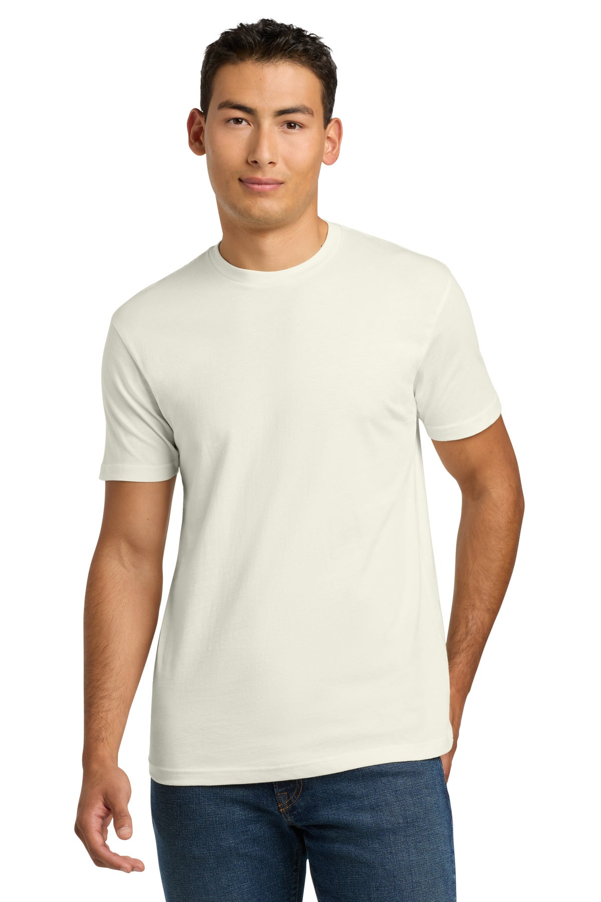 Next Level Apparel Adult Cotton Tee. NL3600 - Natural