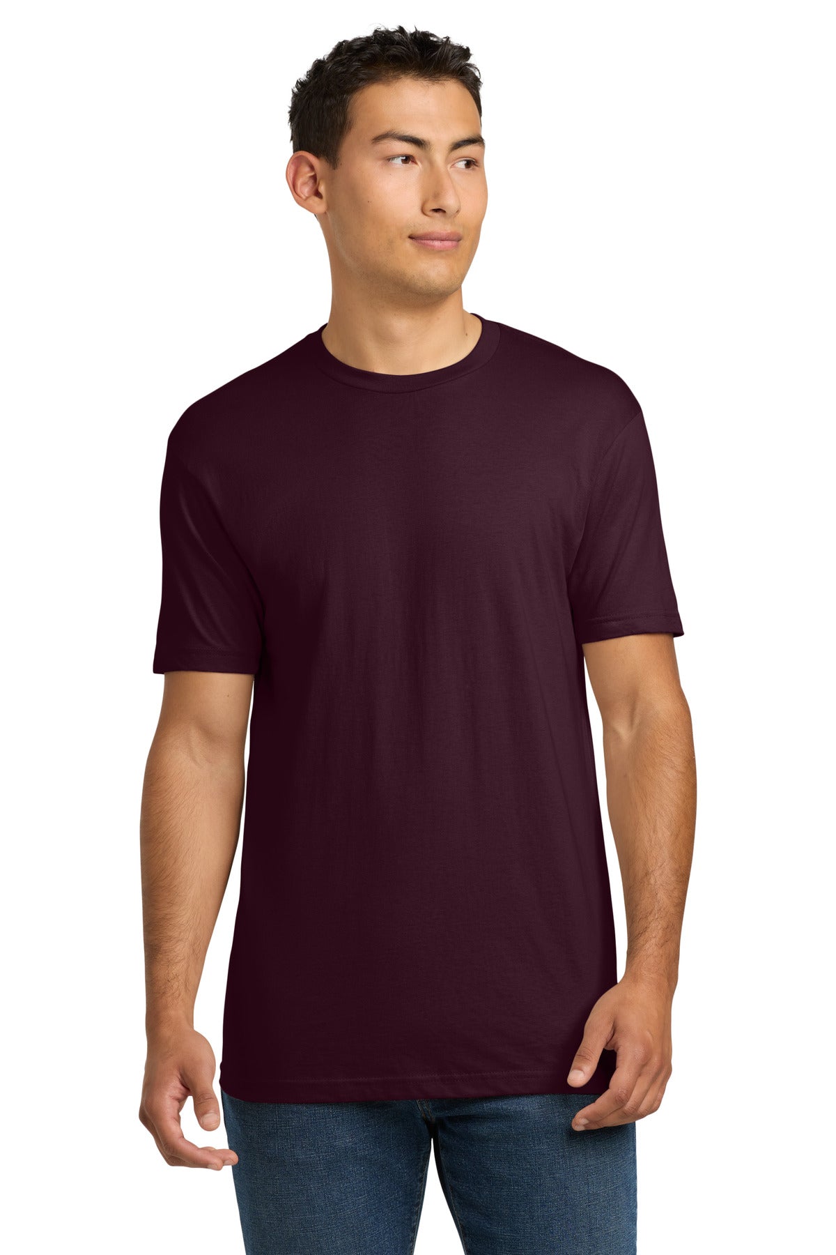 Next Level Apparel Adult Cotton Tee. NL3600 - Oxblood