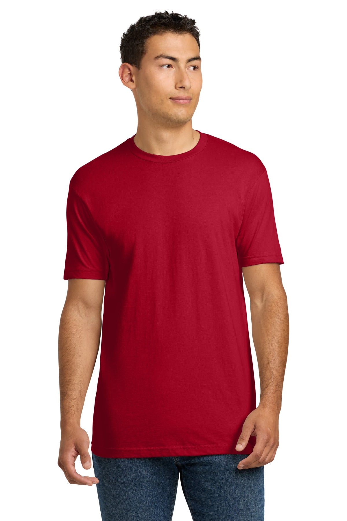 Next Level Apparel Adult Cotton Tee. NL3600 - Red