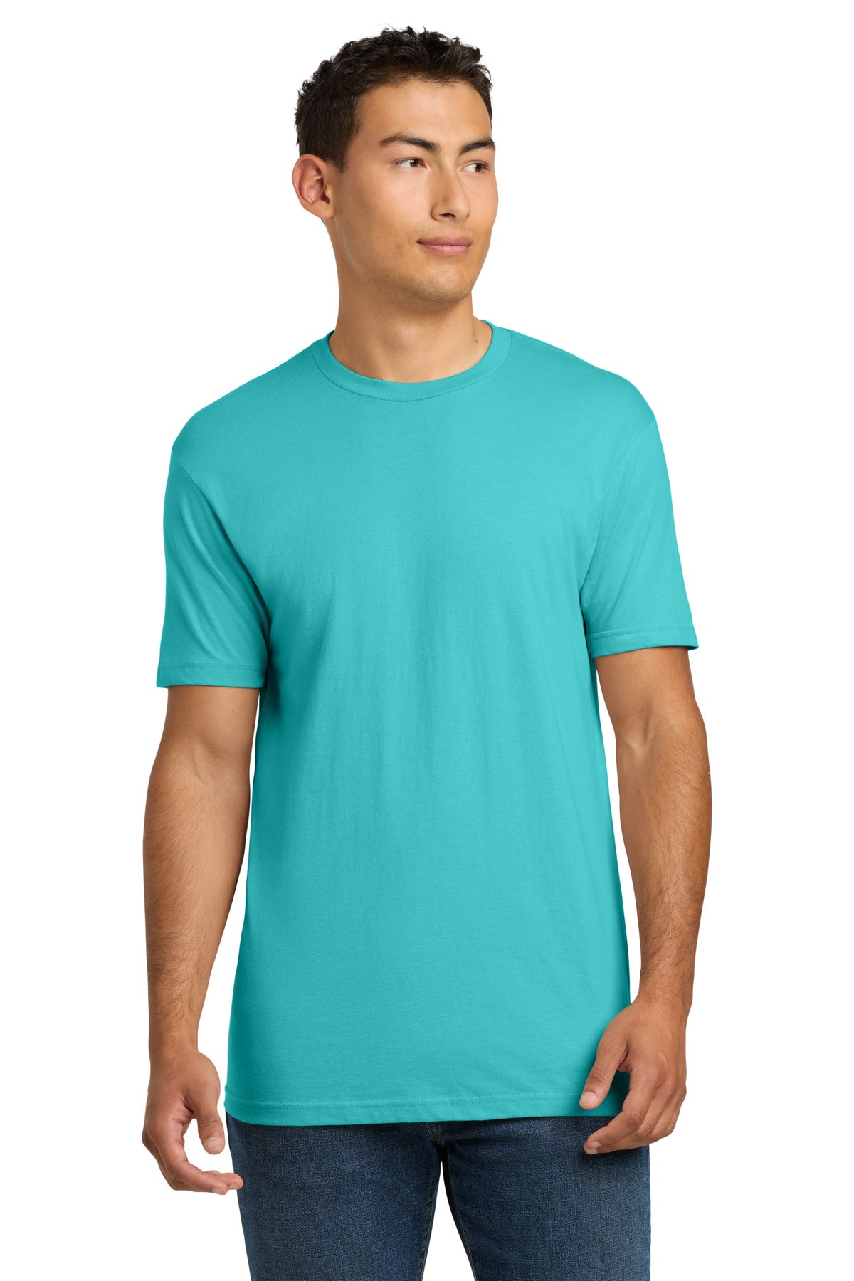 Next Level Apparel Adult Cotton Tee. NL3600 - Tahiti Blue