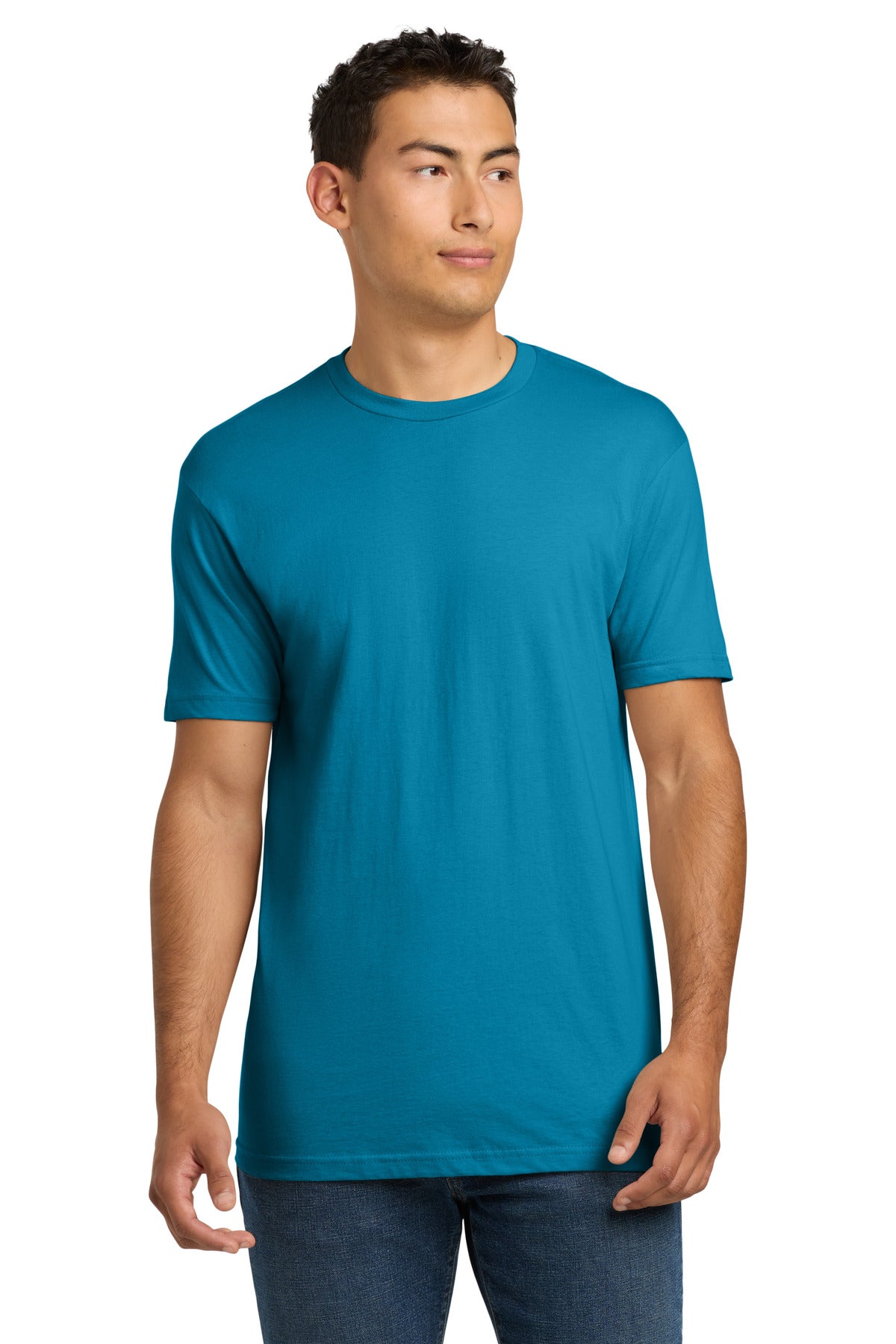 Next Level Apparel Adult Cotton Tee. NL3600 - Turquoise