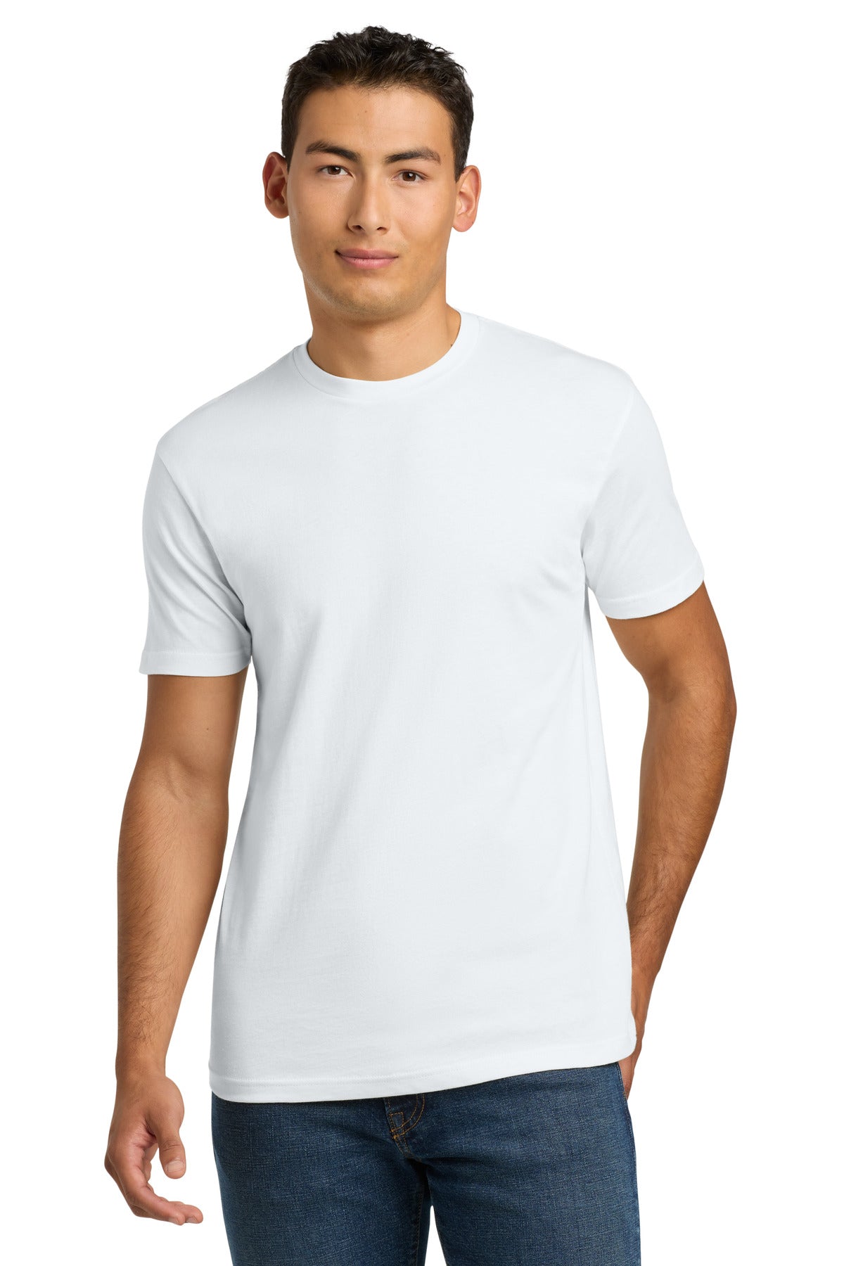 Next Level Apparel Adult Cotton Tee. NL3600 - White