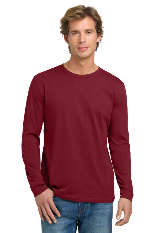 Next Level Apparel Cotton Long Sleeve Tee. NL3601 - Cardinal