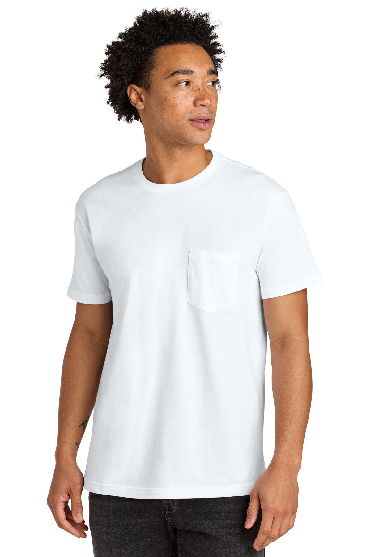 Next Level Apparel Cotton Pocket Tee NL3605 - White