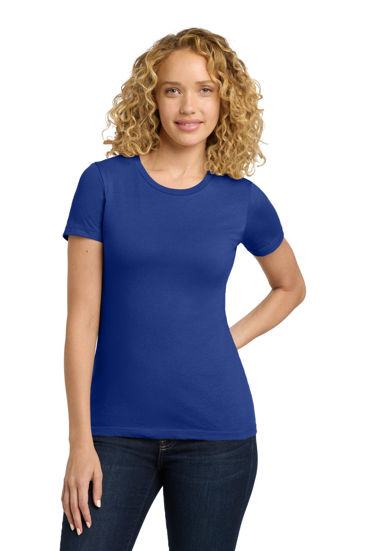 Next Level Apparel Women's Cotton Tee. NL3900 - Royal