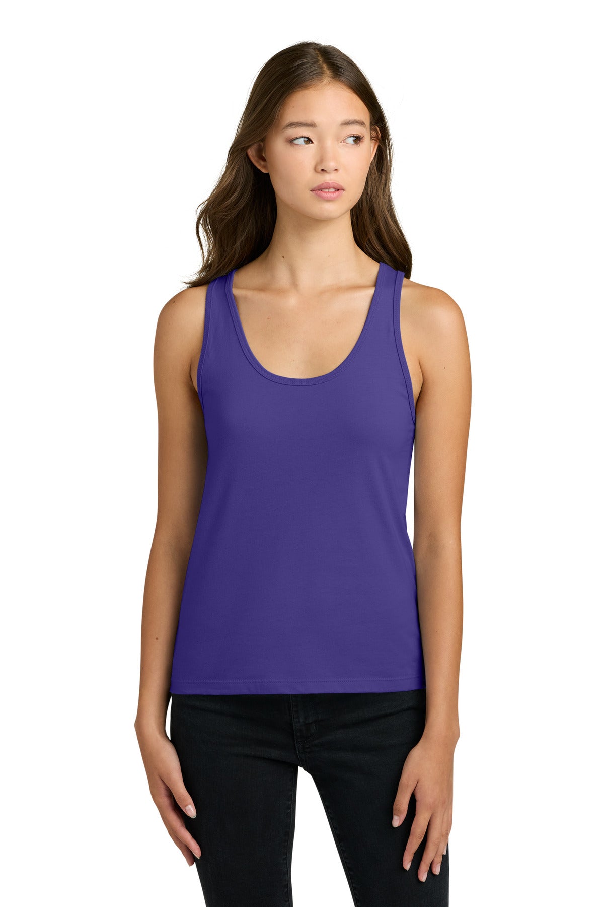 Next Level Apparel Women's Cotton Tank NL3933 - Purple Rush