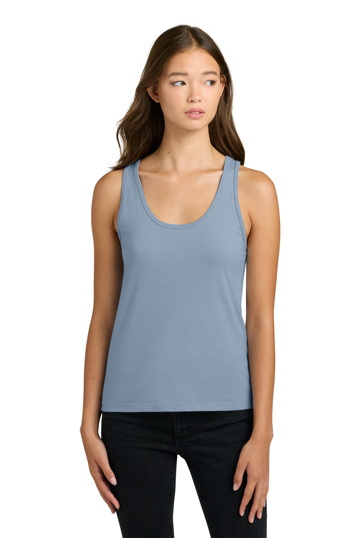 Next Level Apparel Women's Cotton Tank NL3933 - Stonewash Denim