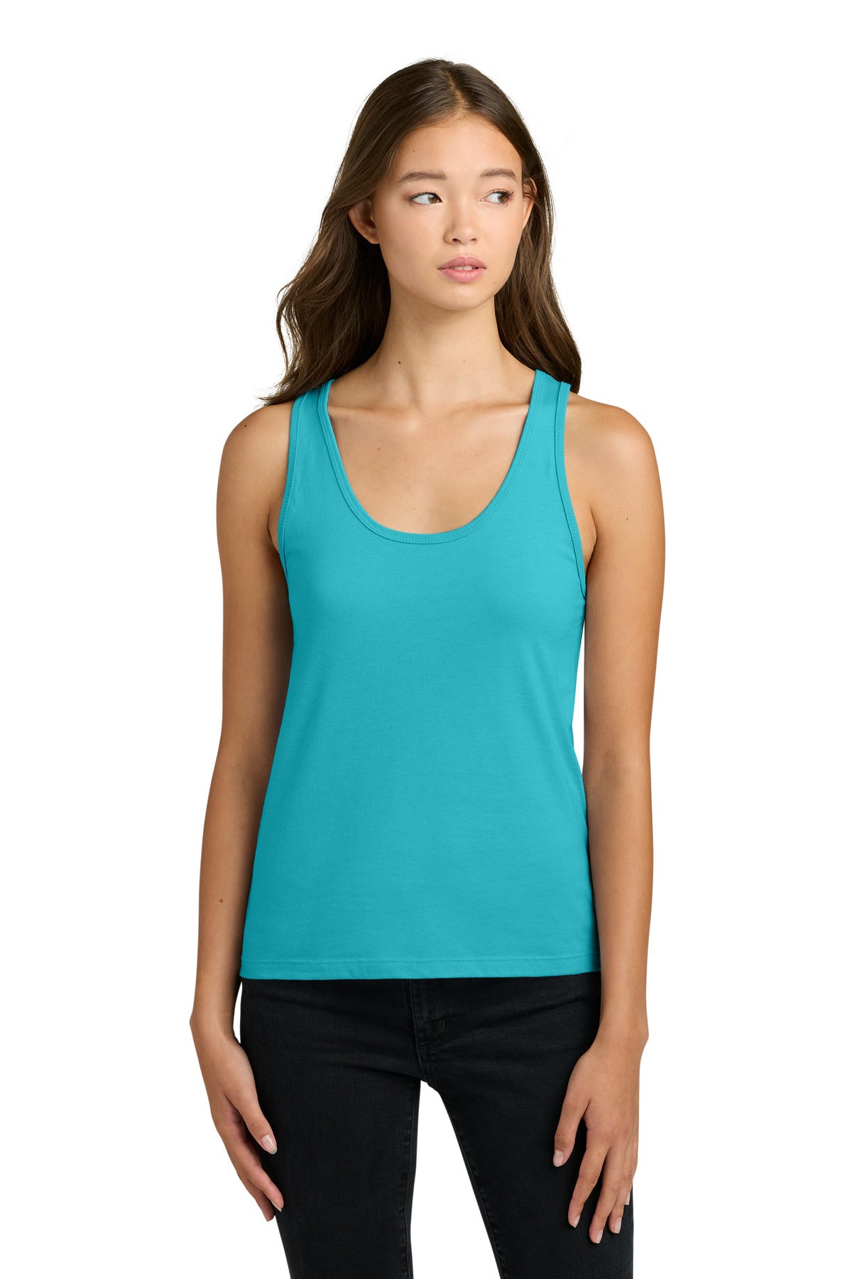Next Level Apparel Women's Cotton Tank NL3933 - Tahiti Blue