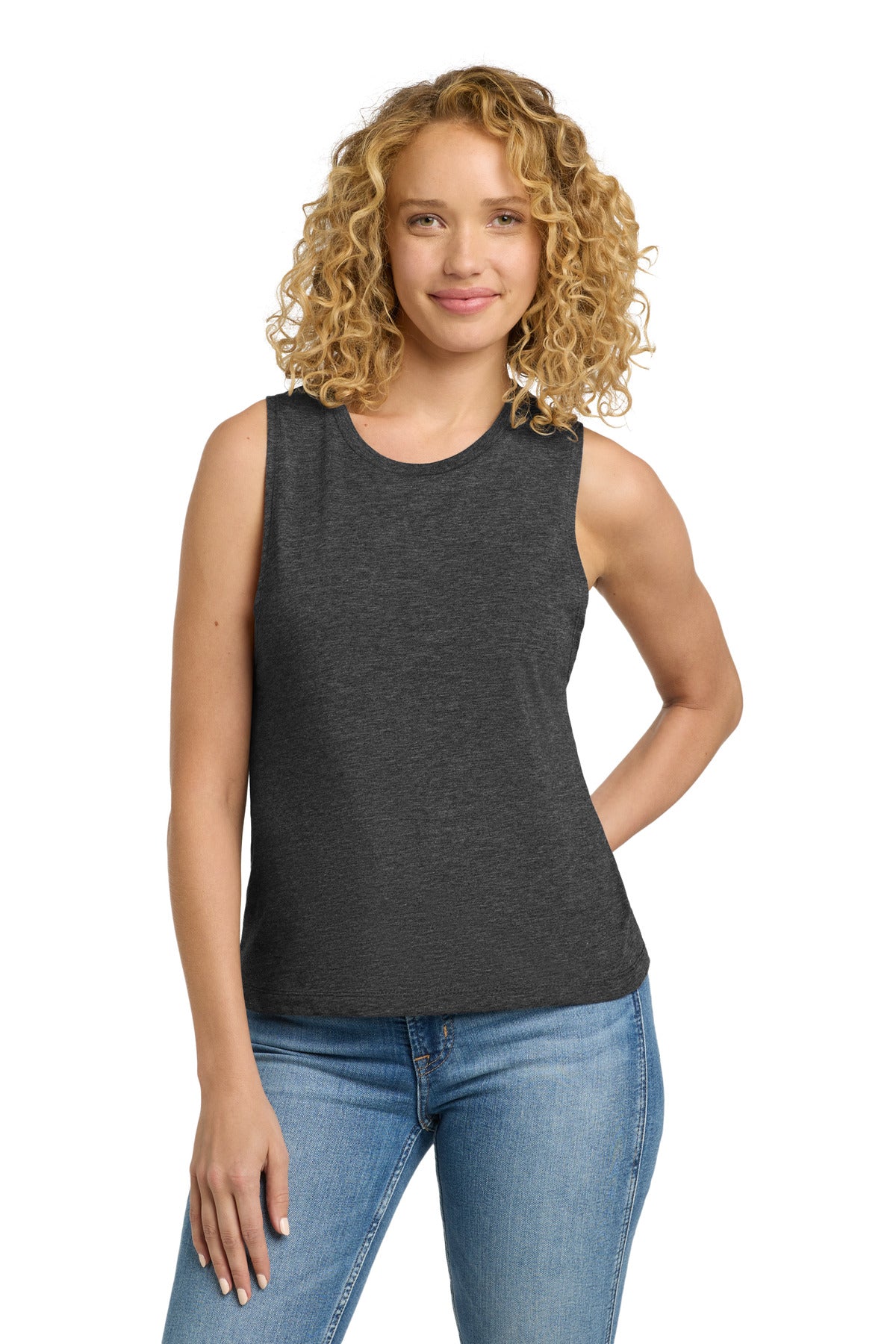 Next Level Apparel  Women's Festival Muscle Tank. NL5013 - Charcoal