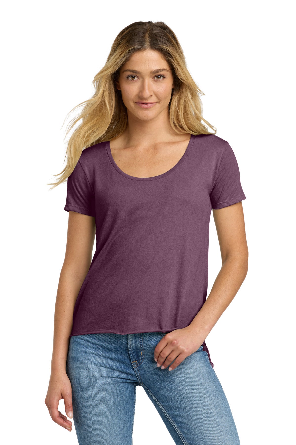 Next Level Apparel  Women's Festival Scoop Neck Tee. NL5030 - Shiraz