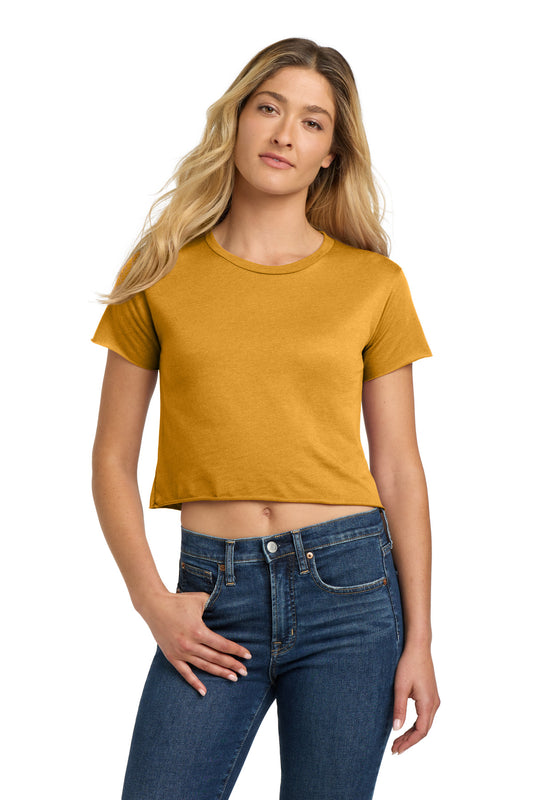 Next Level Apparel  Women's Festival Cali Crop Tee. NL5080 - Antique Gold