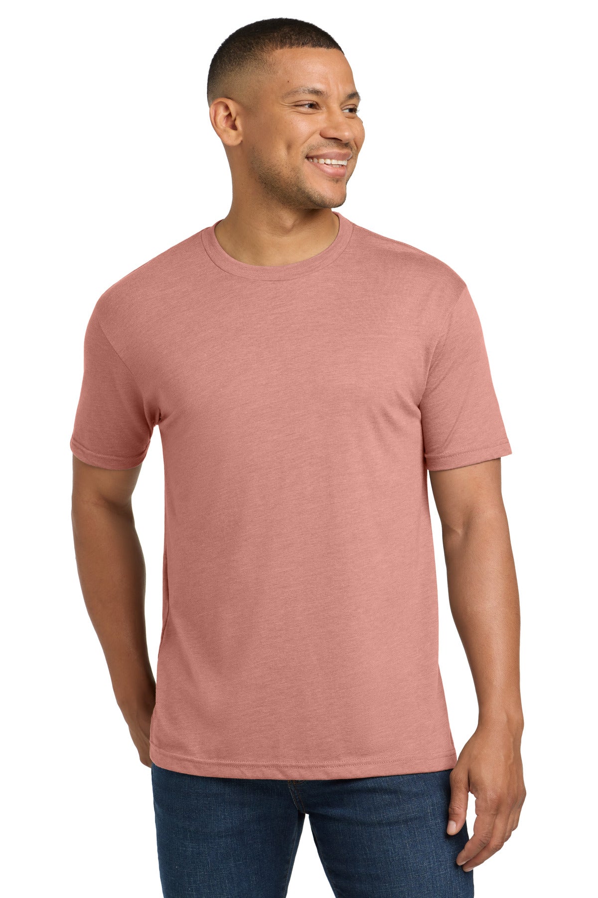 Next Level Apparel  Adult Tri-Blend Tee. NL6010 - Desert Pink