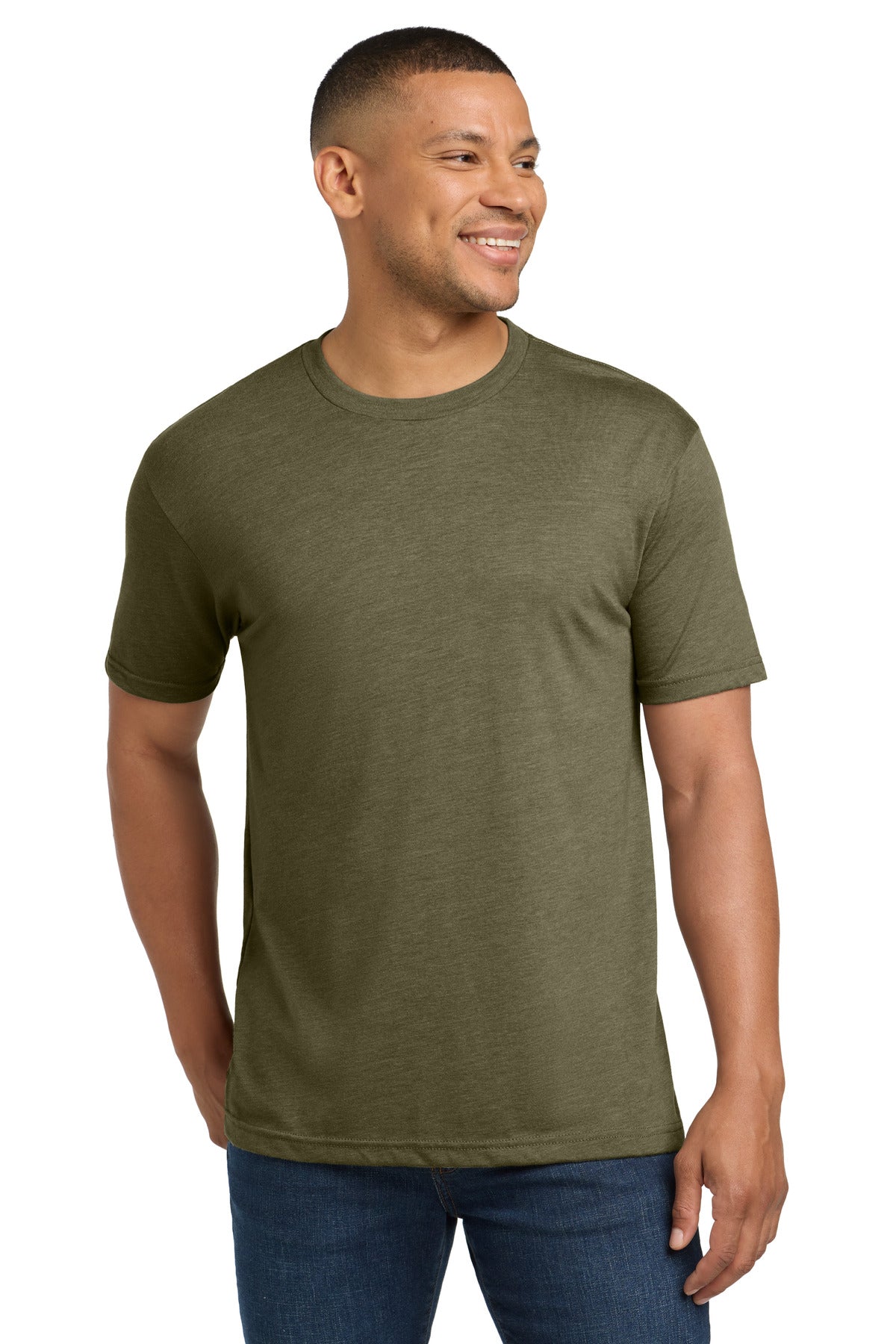 Next Level Apparel  Adult Tri-Blend Tee. NL6010 - Military Green
