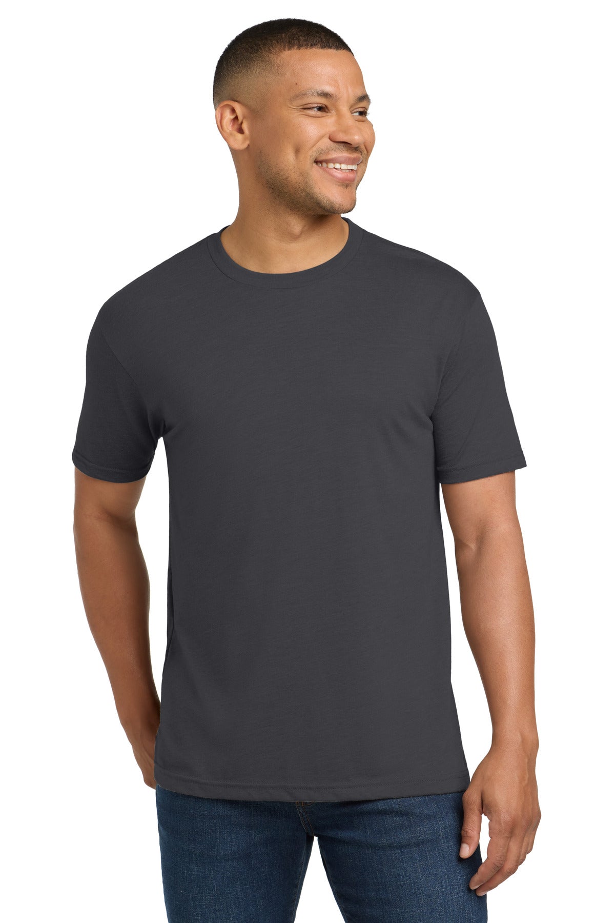 Next Level Apparel  Adult Tri-Blend Tee. NL6010 - Solid Graphite