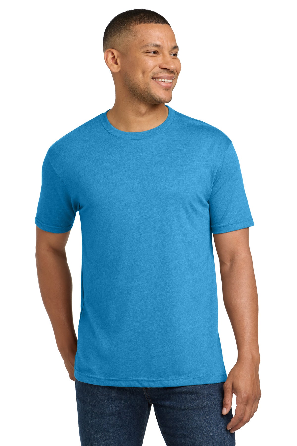 Next Level Apparel  Adult Tri-Blend Tee. NL6010 - Vintage Turquoise