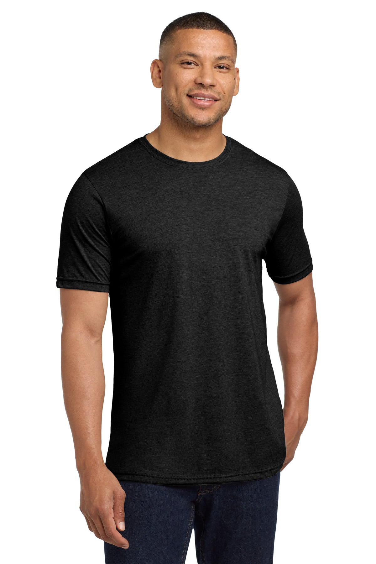 Next Level Apparel  Adult Poly/Cotton Tee. NL6200 - Black