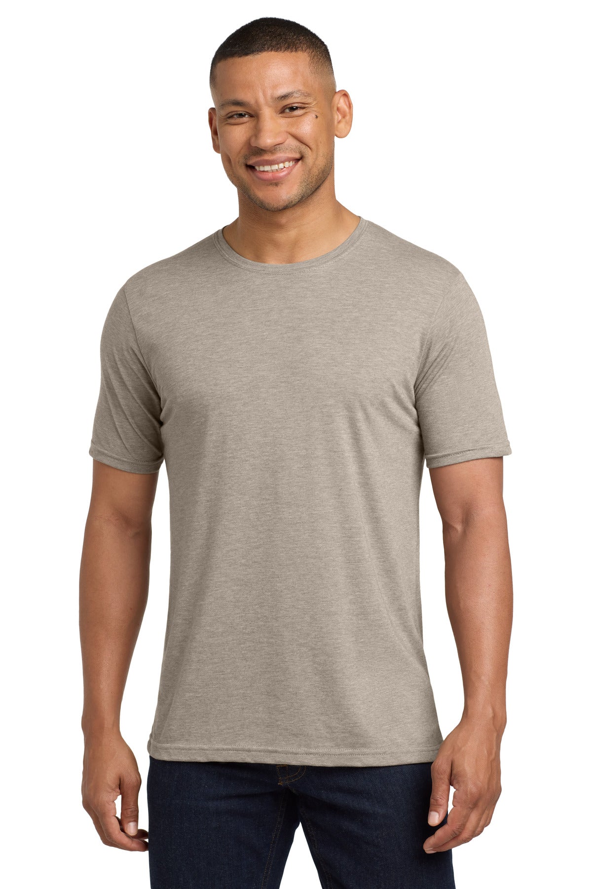 Next Level Apparel  Adult Poly/Cotton Tee. NL6200 - Silver