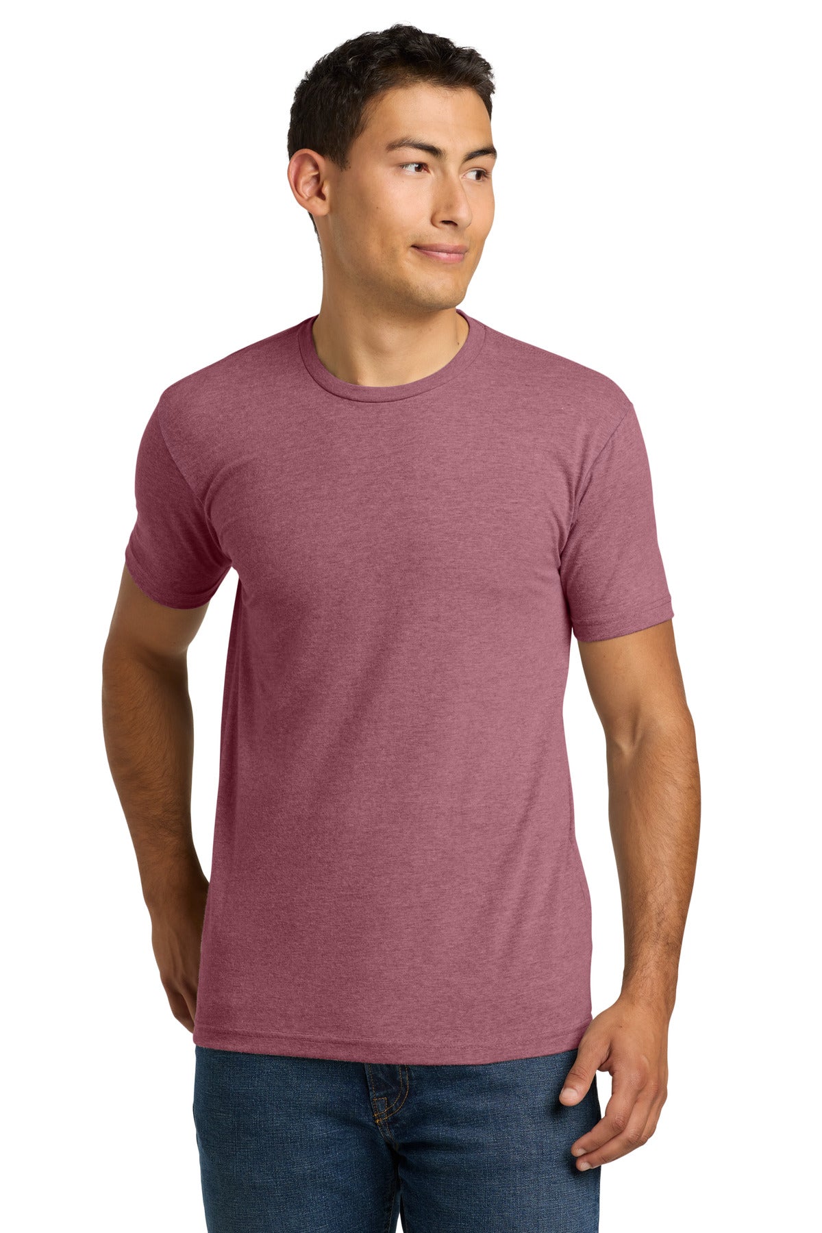 Next Level Apparel Adult CVC Tee. NL6210 - Heather Mauve