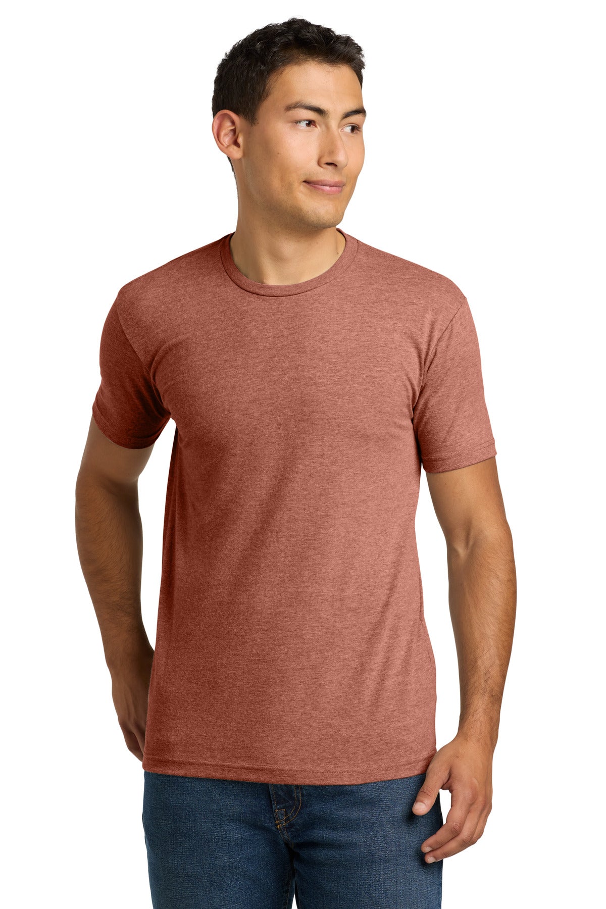 Next Level Apparel Adult CVC Tee. NL6210 - Heather Redwood
