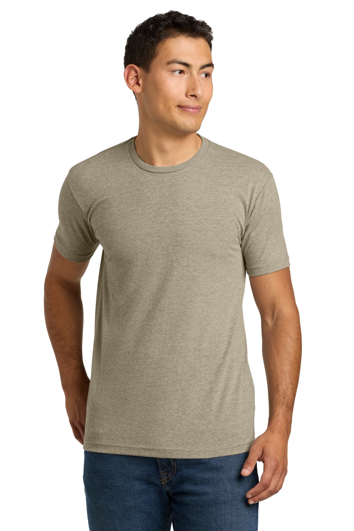 Next Level Apparel Adult CVC Tee. NL6210 - Heather Tan