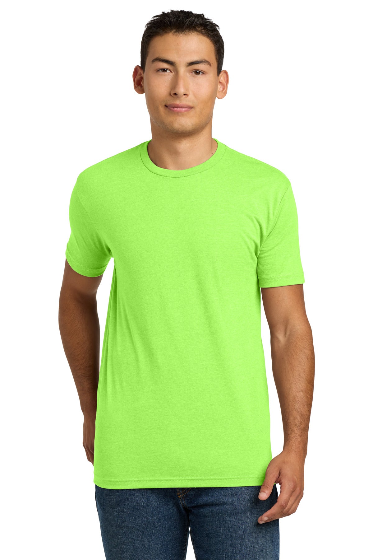 Next Level Apparel Adult CVC Tee. NL6210 - Neon Green