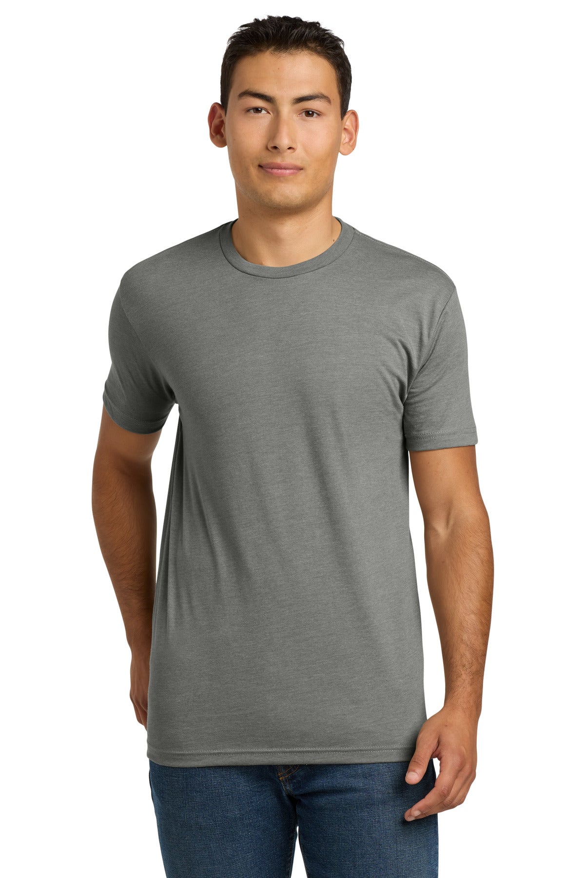 Next Level Apparel Adult CVC Tee. NL6210 - Stone Gray