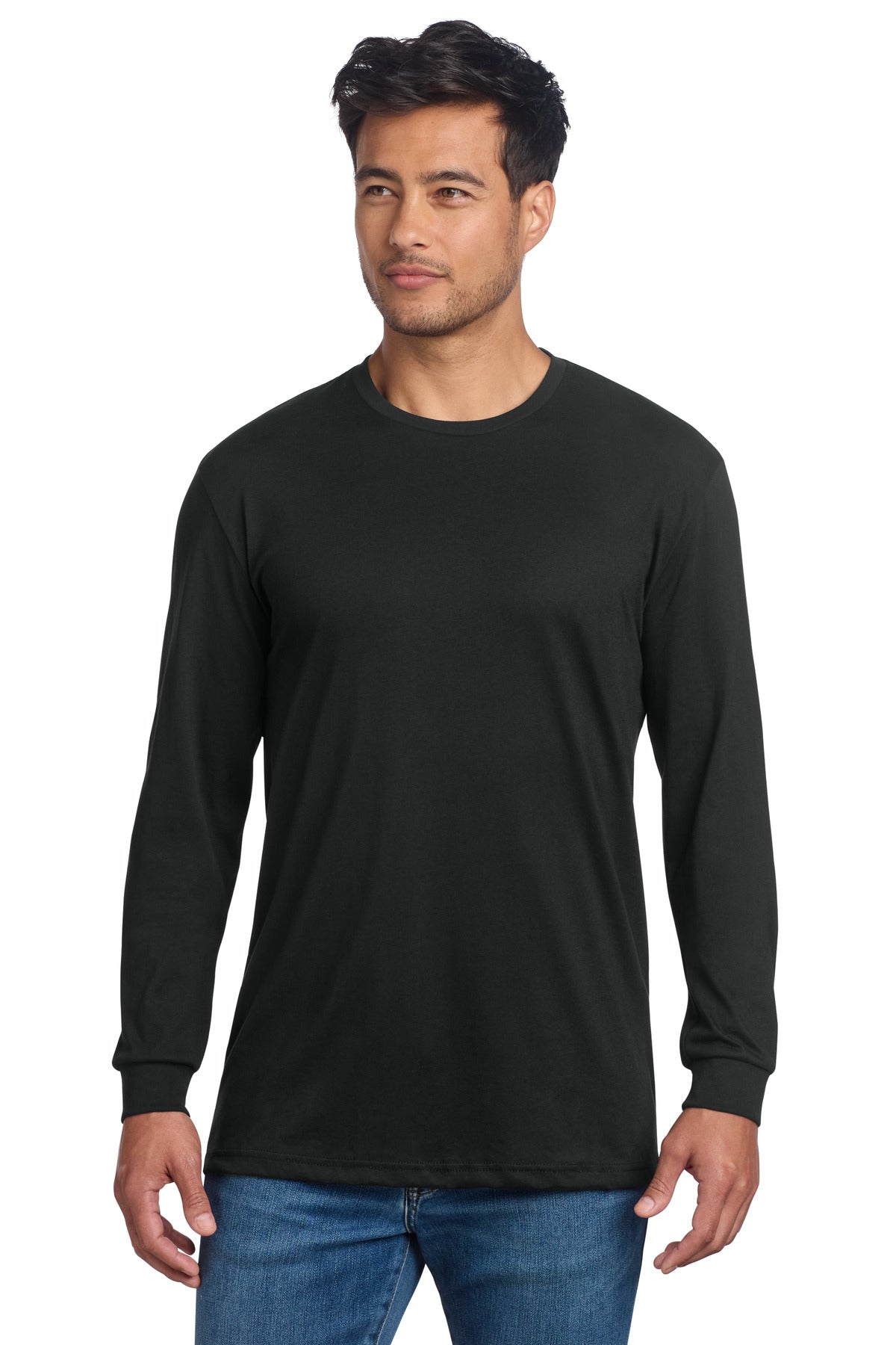 Next Level Apparel Adult CVC Long Sleeve Tee NL6211 - Black