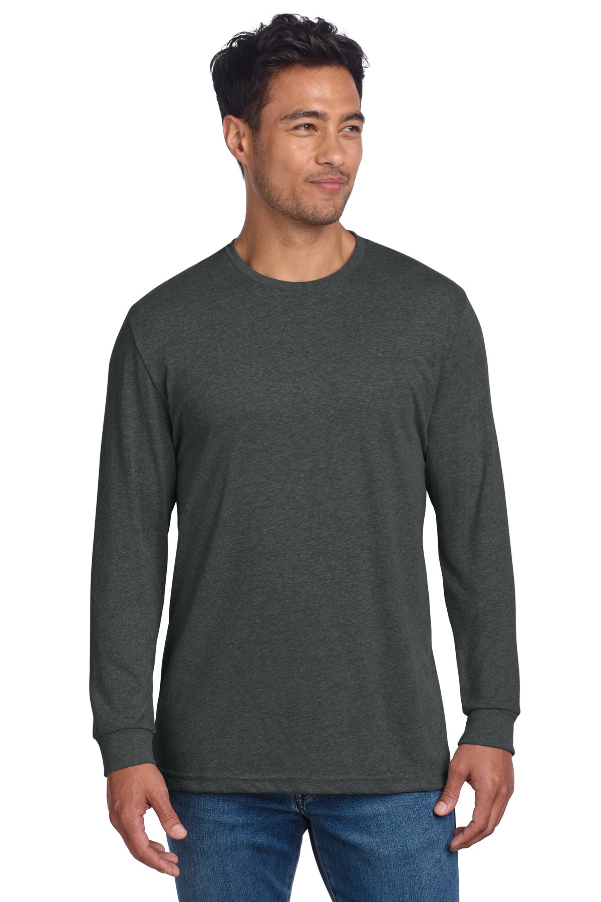 Next Level Apparel Adult CVC Long Sleeve Tee NL6211 - Charcoal