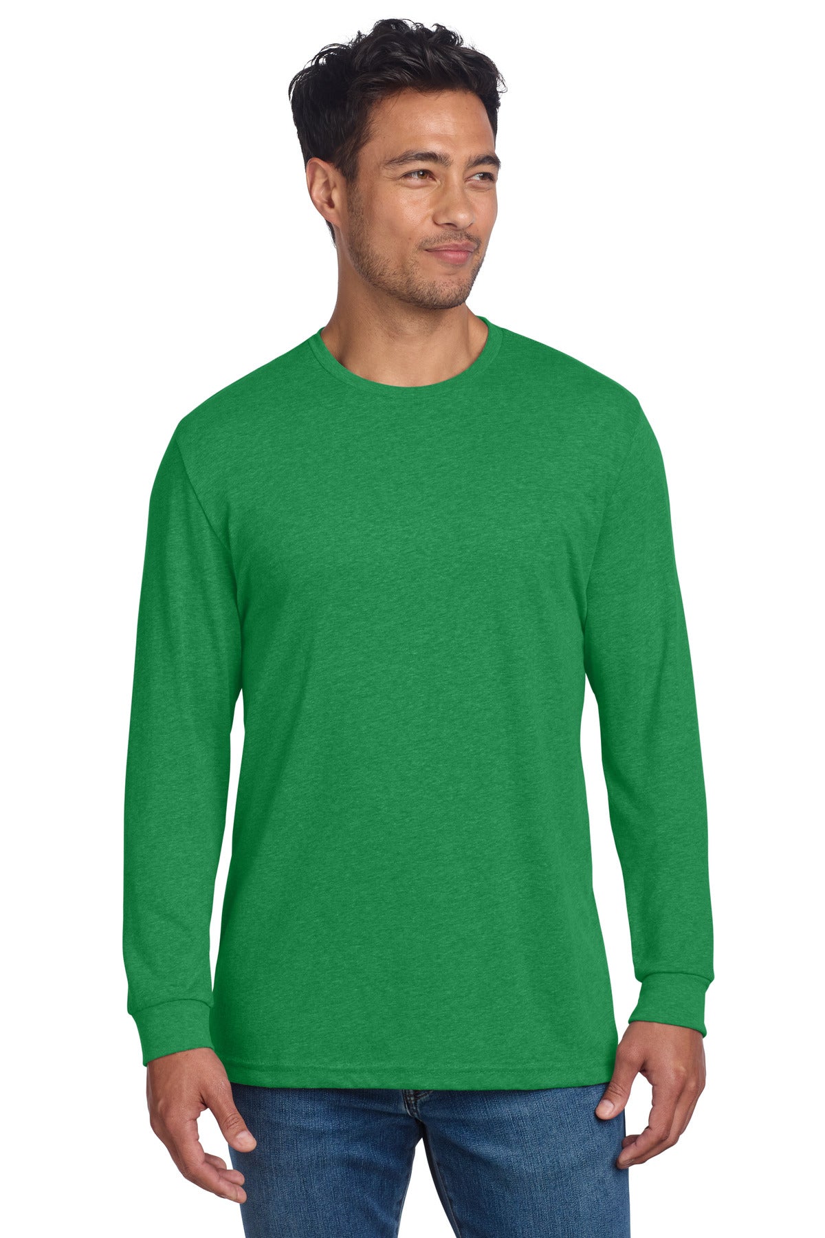 Next Level Apparel Adult CVC Long Sleeve Tee NL6211 - Kelly Green