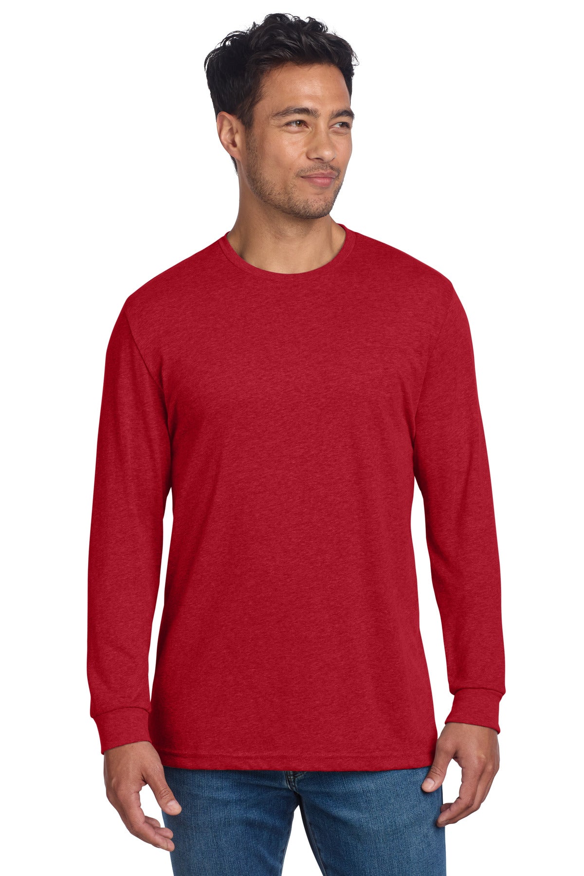 Next Level Apparel Adult CVC Long Sleeve Tee NL6211 - Red