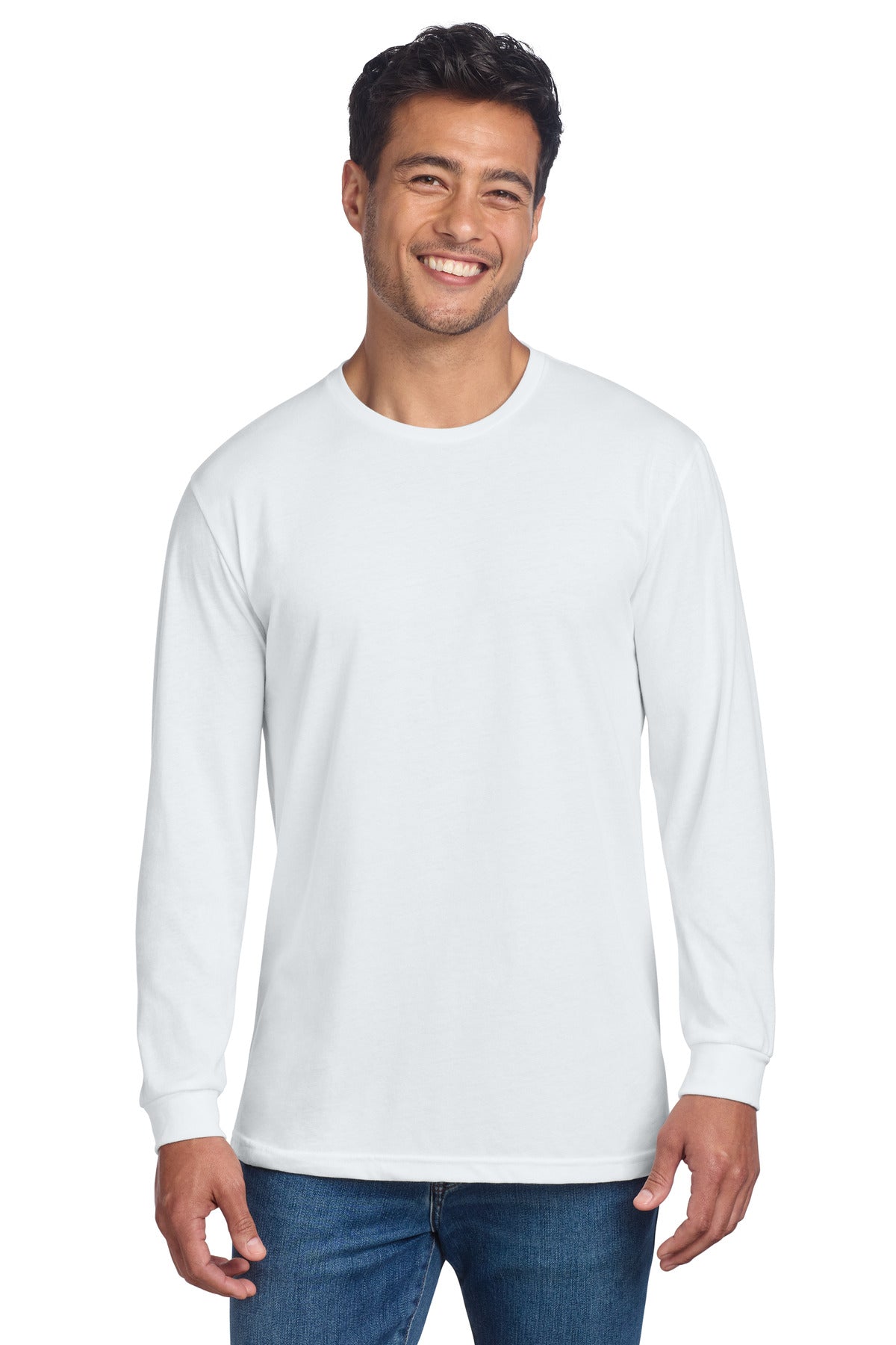 Next Level Apparel Adult CVC Long Sleeve Tee NL6211 - White