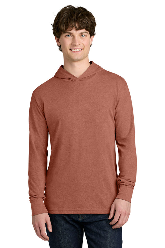 Next Level Apparel CVC Long Sleeve Hoodie NL6221 - Heather Redwood