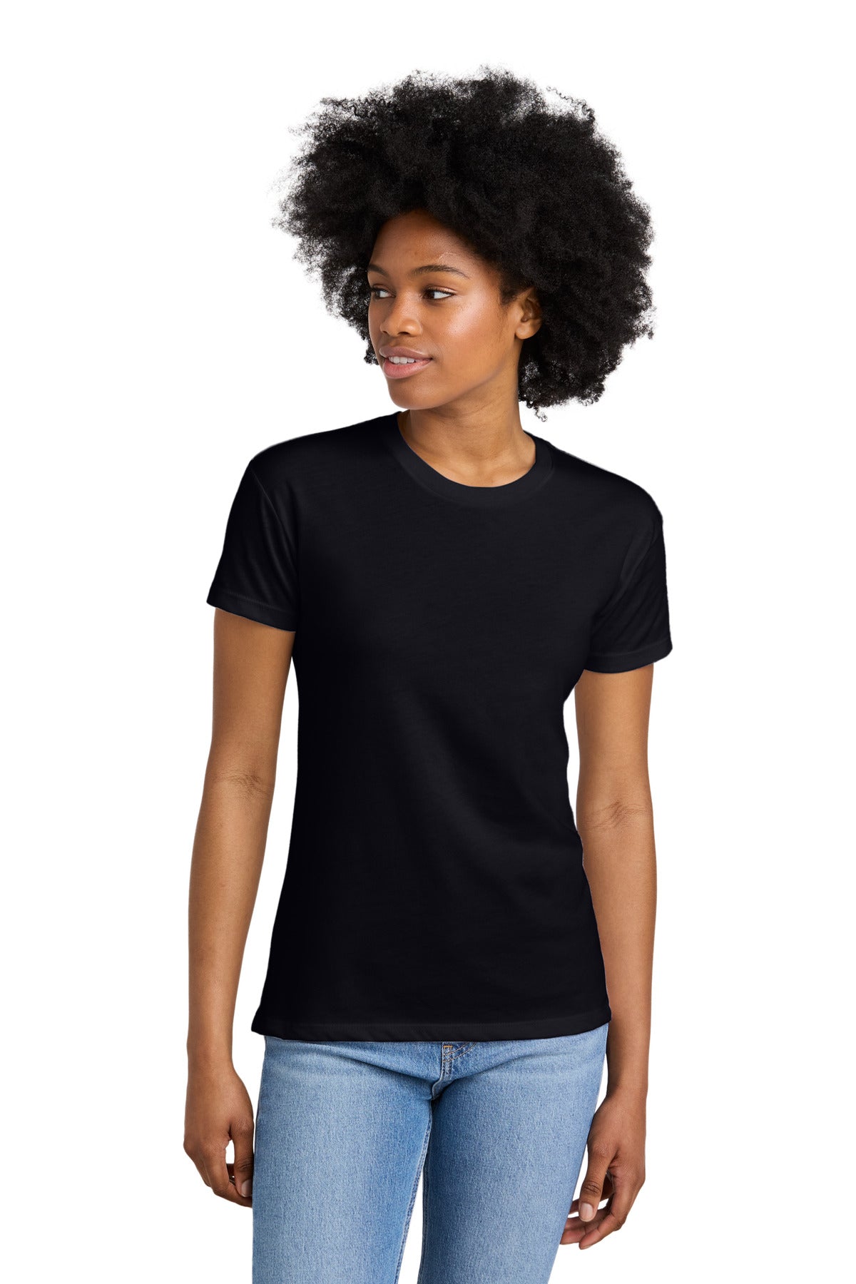 Next Level Apparel Women's CVC Relaxed Tee NL6600 - Black