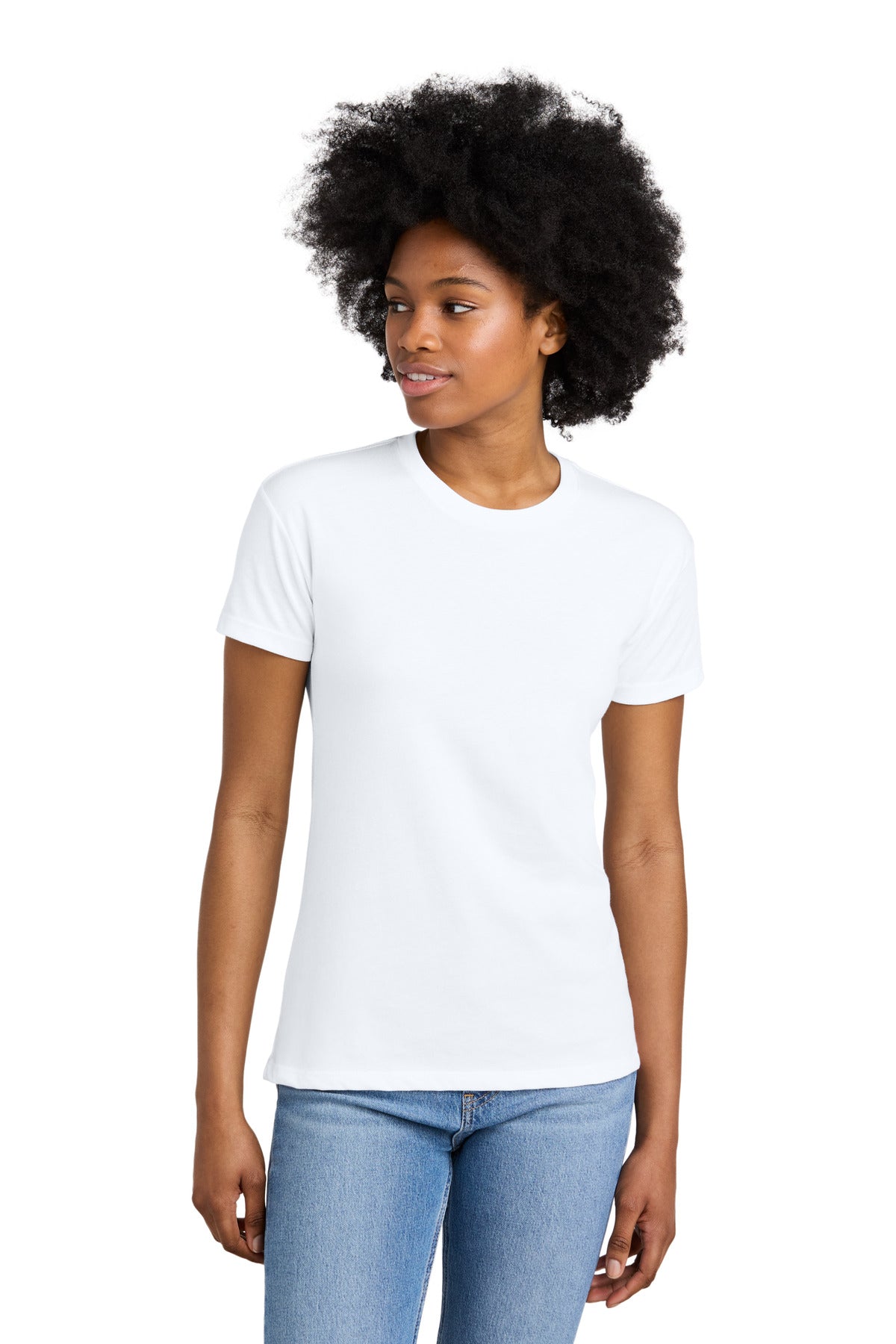 Next Level Apparel Women's CVC Relaxed Tee NL6600 - White